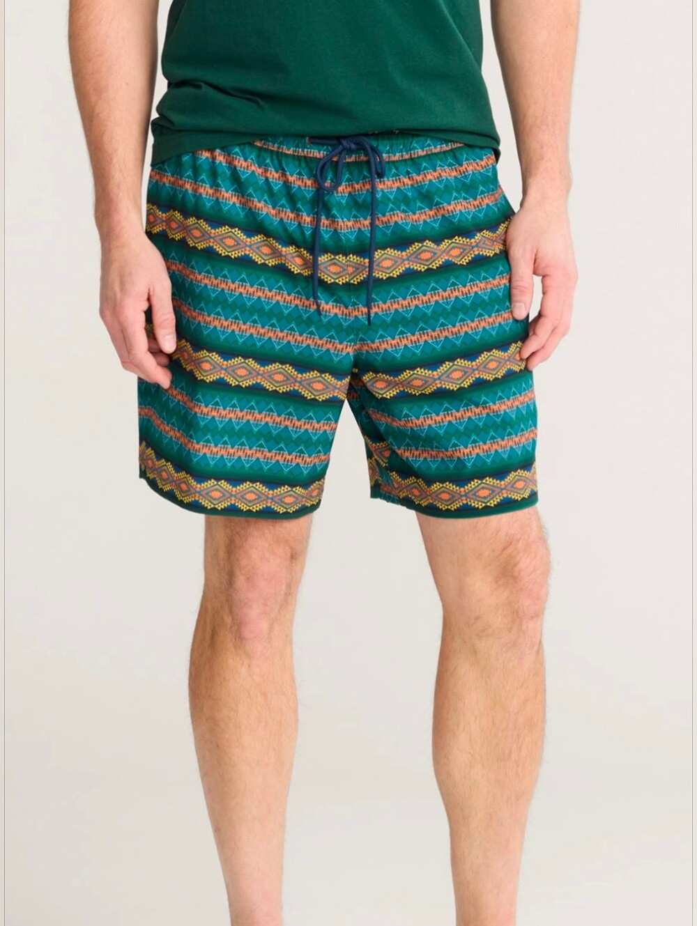 Pendleton Wildland Heroes Shoreside Pack-N-Go Lined Trunks Sz XXL in Aztec Print - Picture 2 of 16